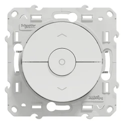 Interrupteur commande volet-roulant 3 boutons Schneider Electric Odace blanc