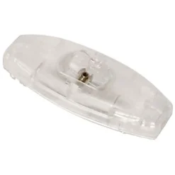 Interrupteur Diall à fil souple lumineux transparent