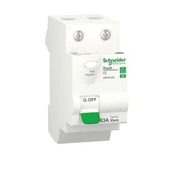Interrupteur différentiel embrochable 2P 63A 30mA Type AC Schneider Electric Resi9 XE