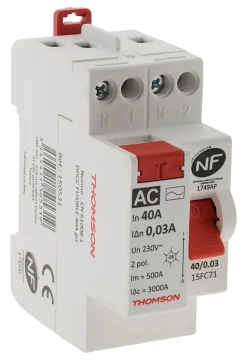 Interrupteur différentiel 40A type AC NF Thomson
