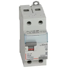 Interrupteur différentiel - 40A - 30mA - Type AC - 230V - Vis/vis - Haut/bas