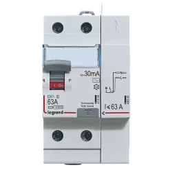 Interrupteur différentiel 2 bornes 63A - 30mA Type AC LEGRAND