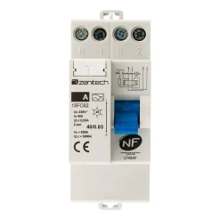Interrupteur différentiel 40/2 30mA Type A NF - Zenitech