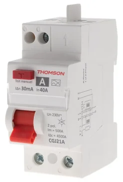 Interrupteur différentiel 40A/30mA type A Thomson