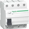 Interrupteur Différentiel Tétrapolaire Schneider 4p 40a 30ma - Type Ac 4 Modules Bornes Alignées Acti9 Iid K