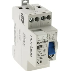 Interrupteur différentiel 30mA - 40/2 TYPE AC Nov'Elec