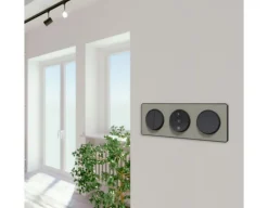 Interrupteur double va-et-vient connexion rapide à vis Schneider Electric Odace anthracite