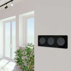 Interrupteur double va-et-vient connexion rapide à vis Schneider Electric Odace anthracite