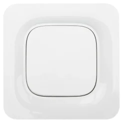 Interrupteur Jacobsen Kennet blanc complet, lot de 5