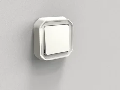 Interrupteur Legrand Plexo blanc à griffes