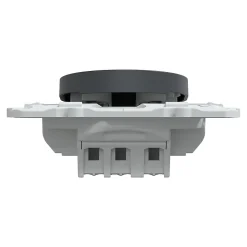 Interrupteur poussoir 10A Schneider Electric Ovalis anthracite