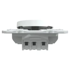 Interrupteur poussoir 10A Schneider Electric Ovalis blanc