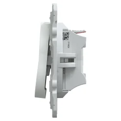 Interrupteur poussoir 10A Schneider Electric Ovalis blanc
