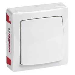 Interrupteur poussoir ASL Legrand blanc