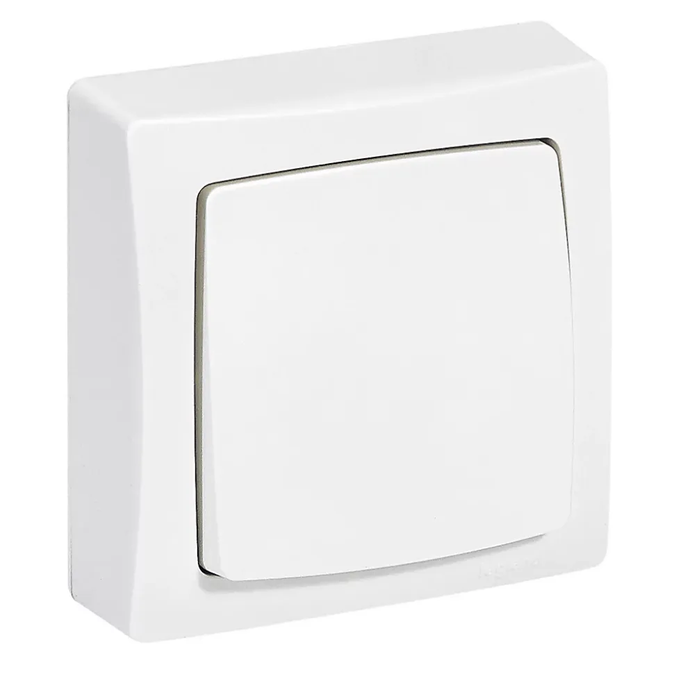Interrupteur poussoir ASL Legrand blanc