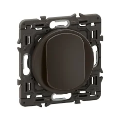 Interrupteur poussoir Legrand Céliane noir 6A