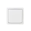 Interrupteur poussoir monobloc Jacobsen Sigurd blanc complet
