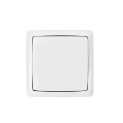 Interrupteur poussoir monobloc Jacobsen Sigurd blanc complet