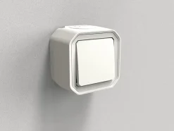 Interrupteur va et vient Legrand Plexo blanc