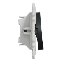 Interrupteur va-et-vient 10A à vis Schneider Electric Odace anthracite