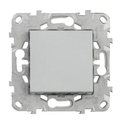 Interrupteur va-et-vient connexion rapide 10A Schneider Electric Unica Déco aluminium