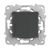 Interrupteur va-et-vient connexion rapide 10A Schneider Electric Unica Déco anthracite