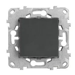Interrupteur va-et-vient connexion rapide 10A Schneider Electric Unica Déco anthracite