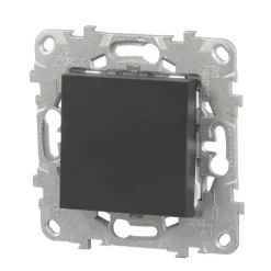 Interrupteur va-et-vient connexion rapide 10A Schneider Electric Unica Déco anthracite