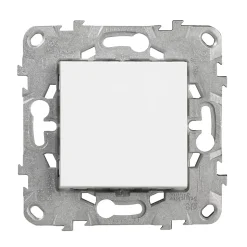 Interrupteur va-et-vient connexion rapide 10A Schneider Electric Unica Déco blanc