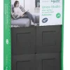 Interrupteur va-et-vient complet Schneider Electric Unica Déco anthracite, lot de 4