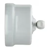 Interrupteur va-et-vient saillie Fontini Garby Porcelaine blanche, manette blanche