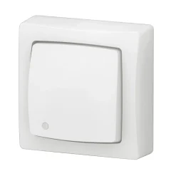 Interrupteur va-et-vient témoin avec voyant complet Legrand blanc