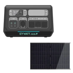 IZYWATT.eco 2048Wh injection réseau + panneau solaire 440W