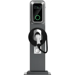 JATRHG K1 kit de borne de recharge, 11 kW / 16 A, triphasé, avec câble type 2 de 8 m pour véhicules électriques, support inclus