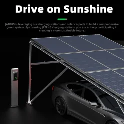 JATRHG S1 borne de recharge IP66 pour véhicules électriques, 11 kW / 16 A, triphasé, avec câble type 2 de 8 m