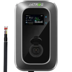 JATRHG S2 borne pour véhicules électriques, IP66, avec prise de type 2 équipée de shutter, 7,2kW / 32A, monophasée