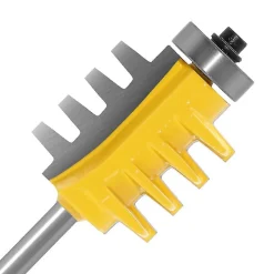 Jeu de 3 mèches de burin en carbure à tige de 6mm, coupe-langue et rainure à 3 cannelures, outils de menuiserie en forme de T pour