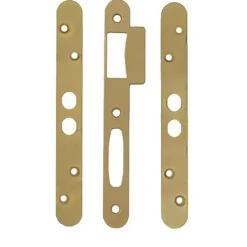 Jeu de gâche pour serrure à larder série 5700 plates bout rond - VACHETTE - 16614000