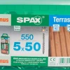 Jeu de vis pour terrasse Spax 5x50mm - 550 pièces