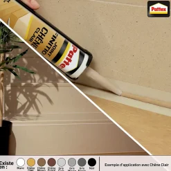 Joint de finition Pattex chêne moyen 280ml