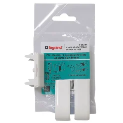 Joints de couvercle/goulotte, pour goulotte Mosaic 80 x 50 mm Legrand