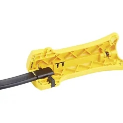 Jokari 30900 Allrounder Dénudeur de câble universel pour câbles ronds, plats et coaxiaux, 130 mm