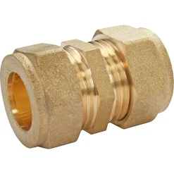 Jonction égal bicône à bague laiton pour tube cuivre Ø16