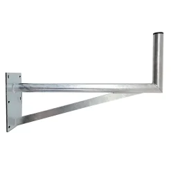 JUMBO80 Bras Coudé Grand Déport 80 cm Diamètre 50 mm Fixation Antenne Parabole Satellite Mur Toit HDSAT