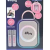 Karaoke Bluetooth Rose avec 2 micros sans fil
