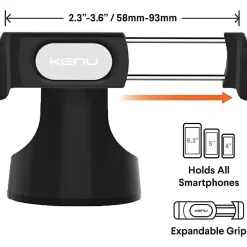 Kenu support de téléphone pour voiture Airbase Pro noir