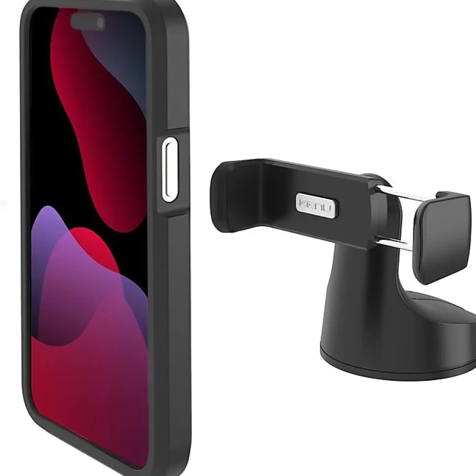Kenu support de téléphone pour voiture Airbase Ultra noir