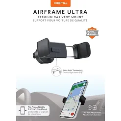 Kenu support de téléphone pour voiture Autolock Airframe Ultra noir