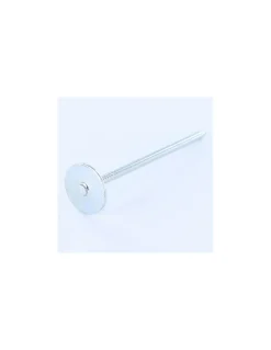 Kg de pointes Embase collerette ronde Diamètre de tête: 20 Acier zingué 3.1X50 - 5 pièces