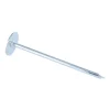 Kg de pointes Embase collerette RONDE Diamètre de tête: 20 Acier zingué 3.5X70 - 1 pièce